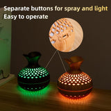 Colorful Cool Mini Humidifier, Flower Shape USB Personal Desktop Humidifier for Car, Office Room, Bedroom,etc. 2 Mist Modes, 7 colors,Super Quiet