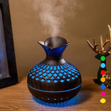 Colorful Cool Mini Humidifier, Flower Shape USB Personal Desktop Humidifier for Car, Office Room, Bedroom,etc. 2 Mist Modes, 7 colors,Super Quiet