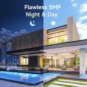 8MP PoE IP Camera Outdoor, 4K Bullet Surveillance Cameras for Home Security with Human/Vehicle Detection, Full Color Night Vision, Two Way Talk, App Control